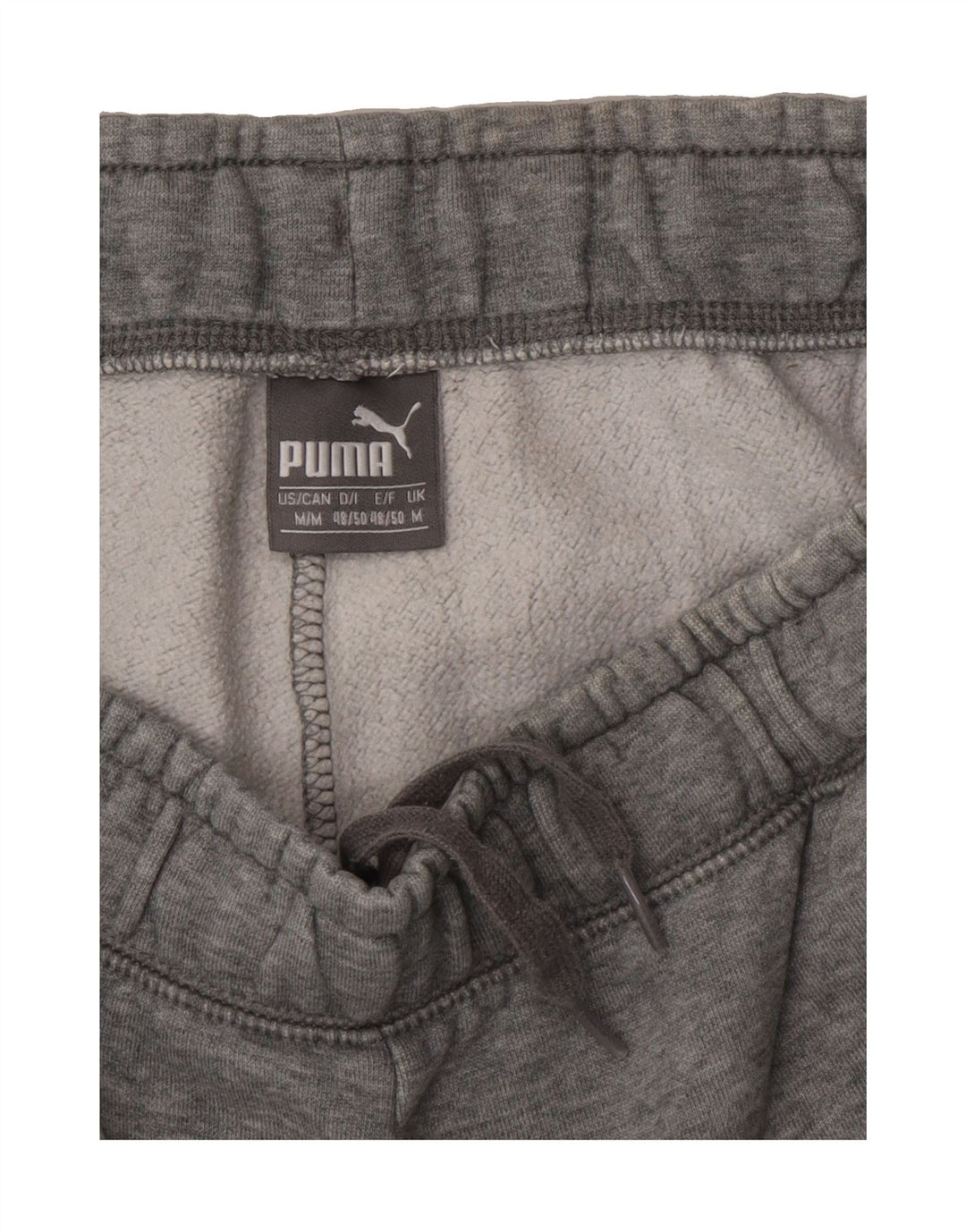 PUMA Mens Graphic Tracksuit Trousers Joggers Medium  Grey Cotton Vintage Puma and Second-Hand Puma from Messina Hembry 