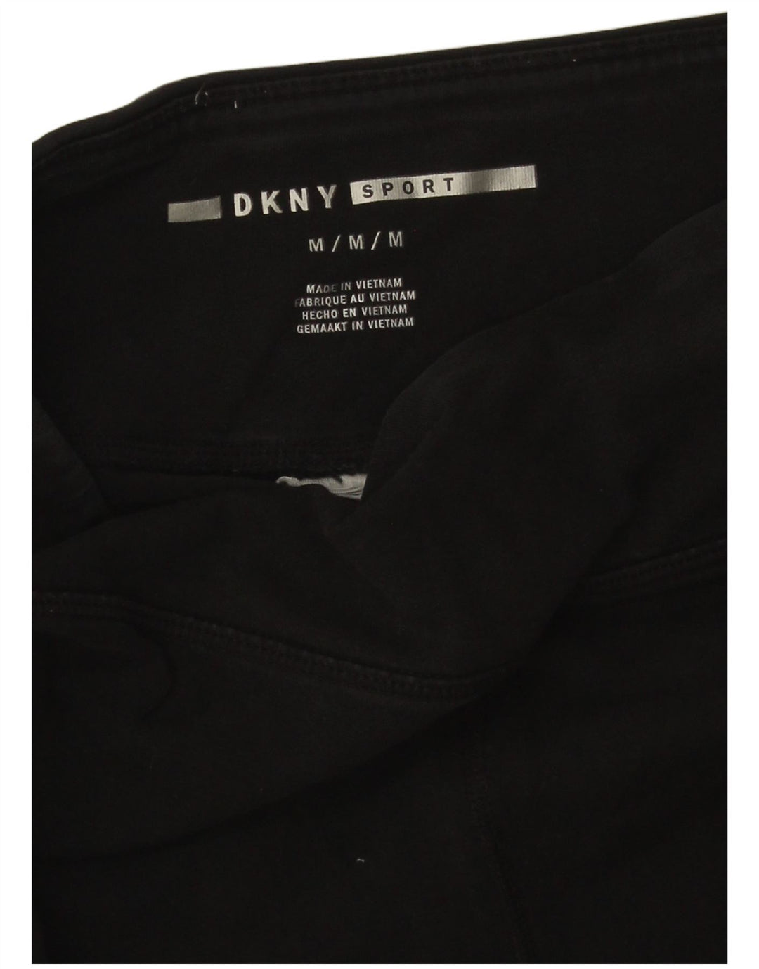Leggings grafici da donna DKNY UK 12 medio nero