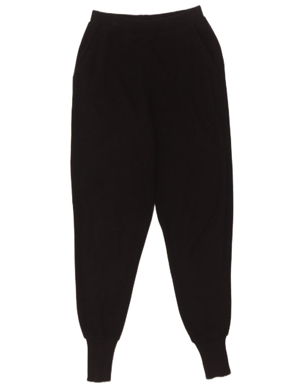 Pantaloni da tuta in maglia da donna Zara Joggers UK 10 piccoli neri