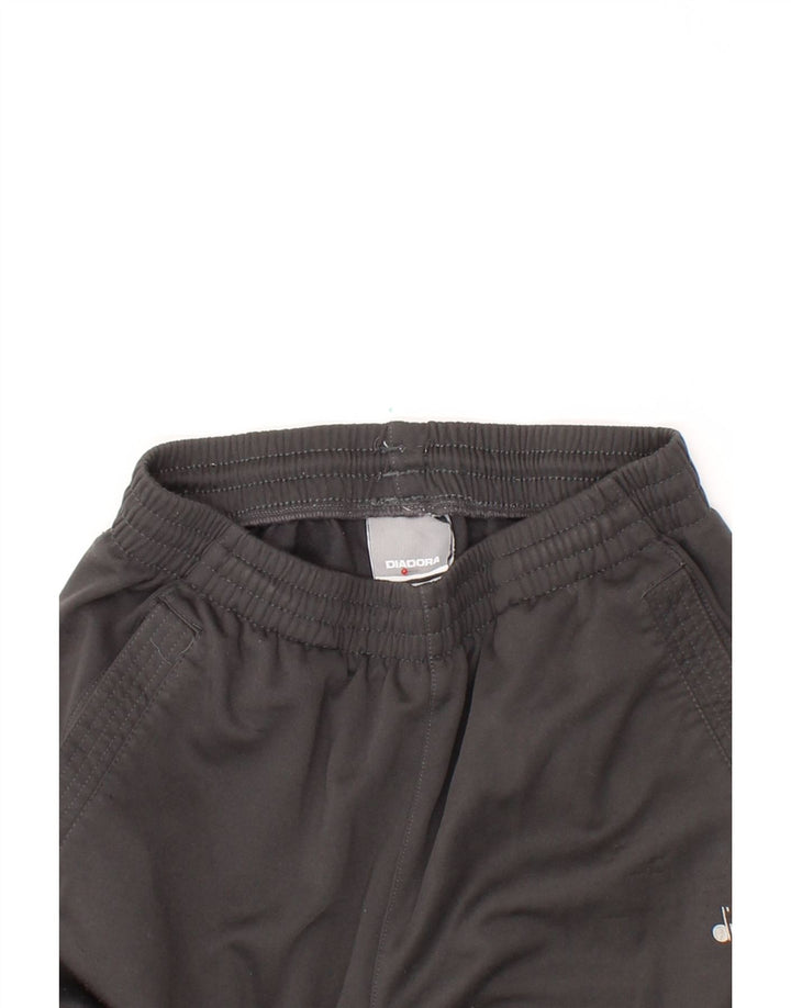 DIADORA Mens Tracksuit Trousers Medium Black Polyester Vintage Diadora and Second-Hand Diadora from Messina Hembry 
