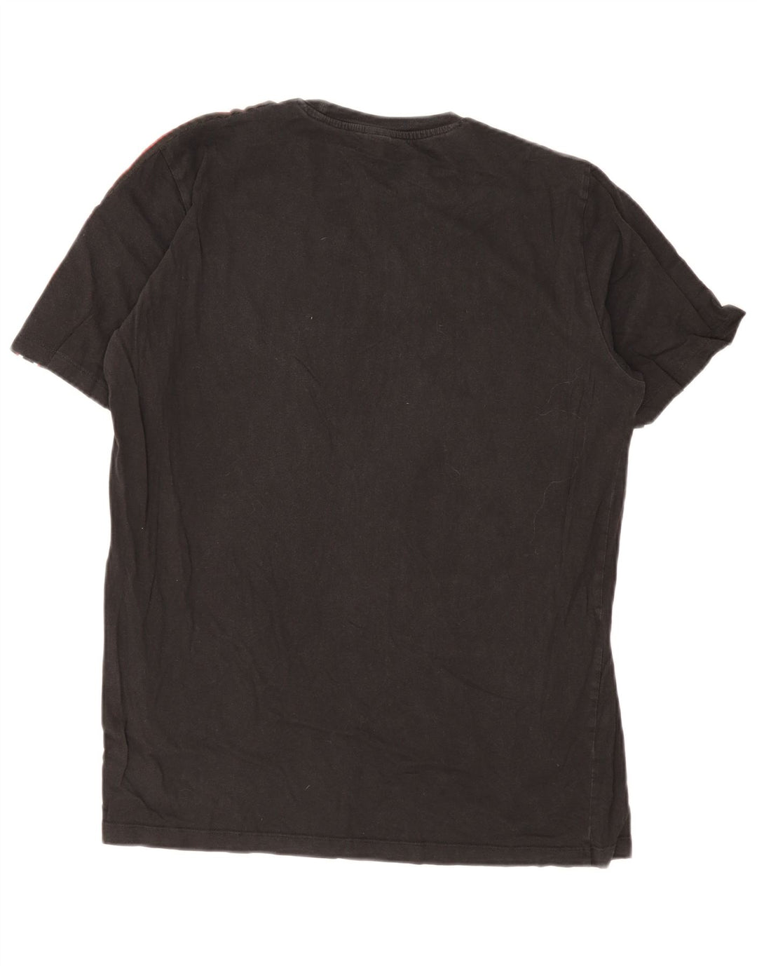 T-shirt grafica da uomo Replay Top grande color block nero