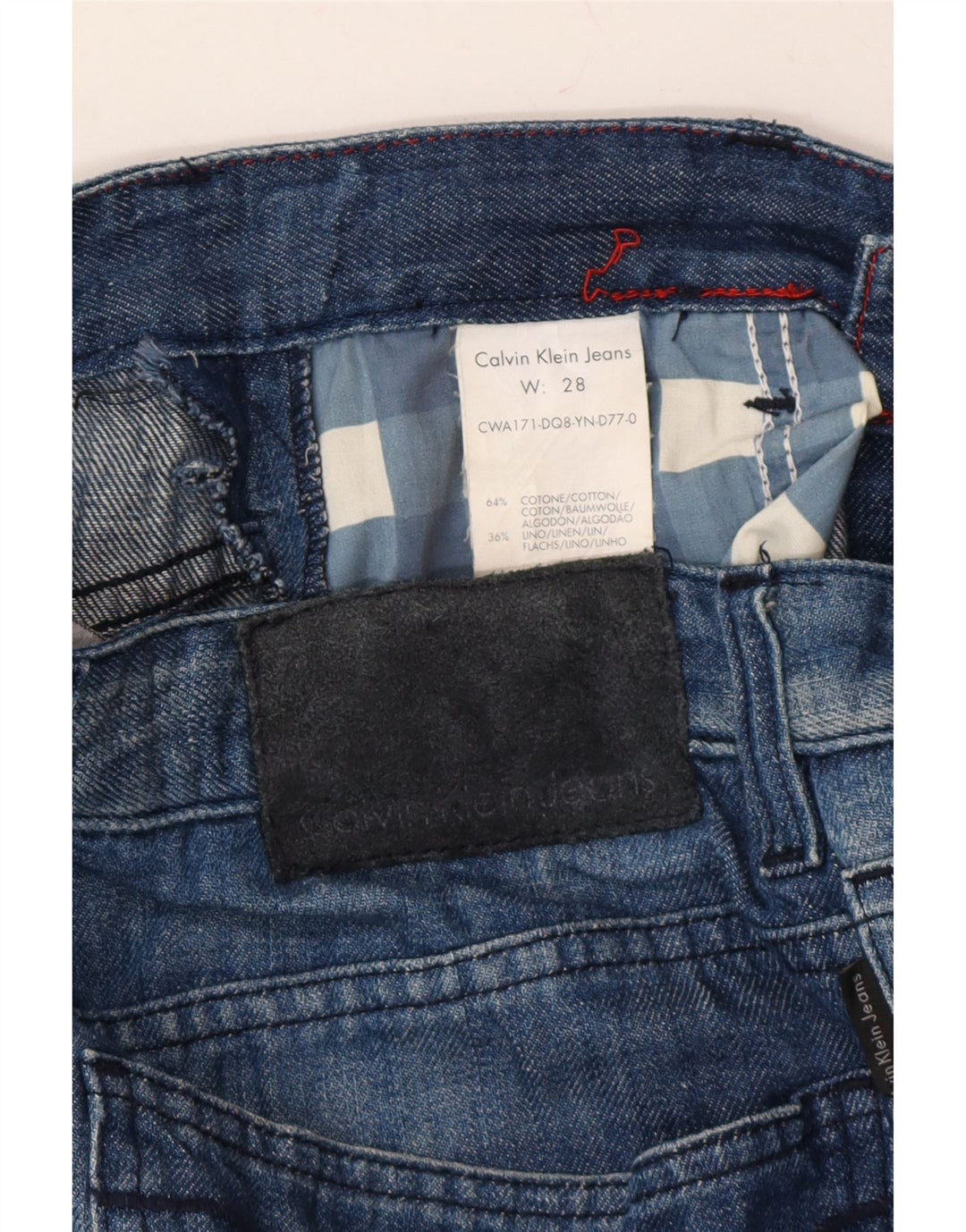 CALVIN KLEIN Womens Slim Jeans W28 L28 Blue Cotton Vintage Calvin Klein and Second-Hand Calvin Klein from Messina Hembry 