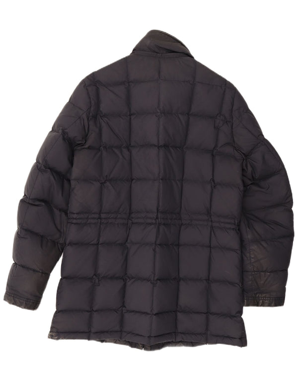 Cappotto imbottito da uomo Fay UK 42 XL poliestere blu navy