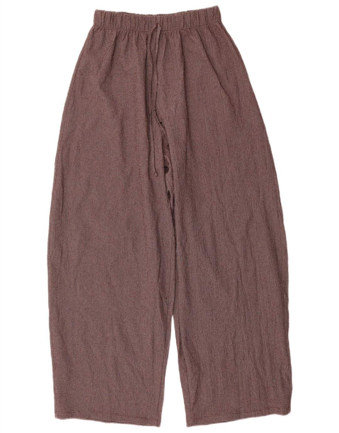 Pantaloni Harem da donna Zara medi W30 L28 poliestere a quadri marroni