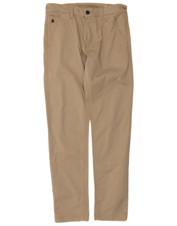 Pantaloni chino slim da uomo G-Star W31 L32 in cotone beige