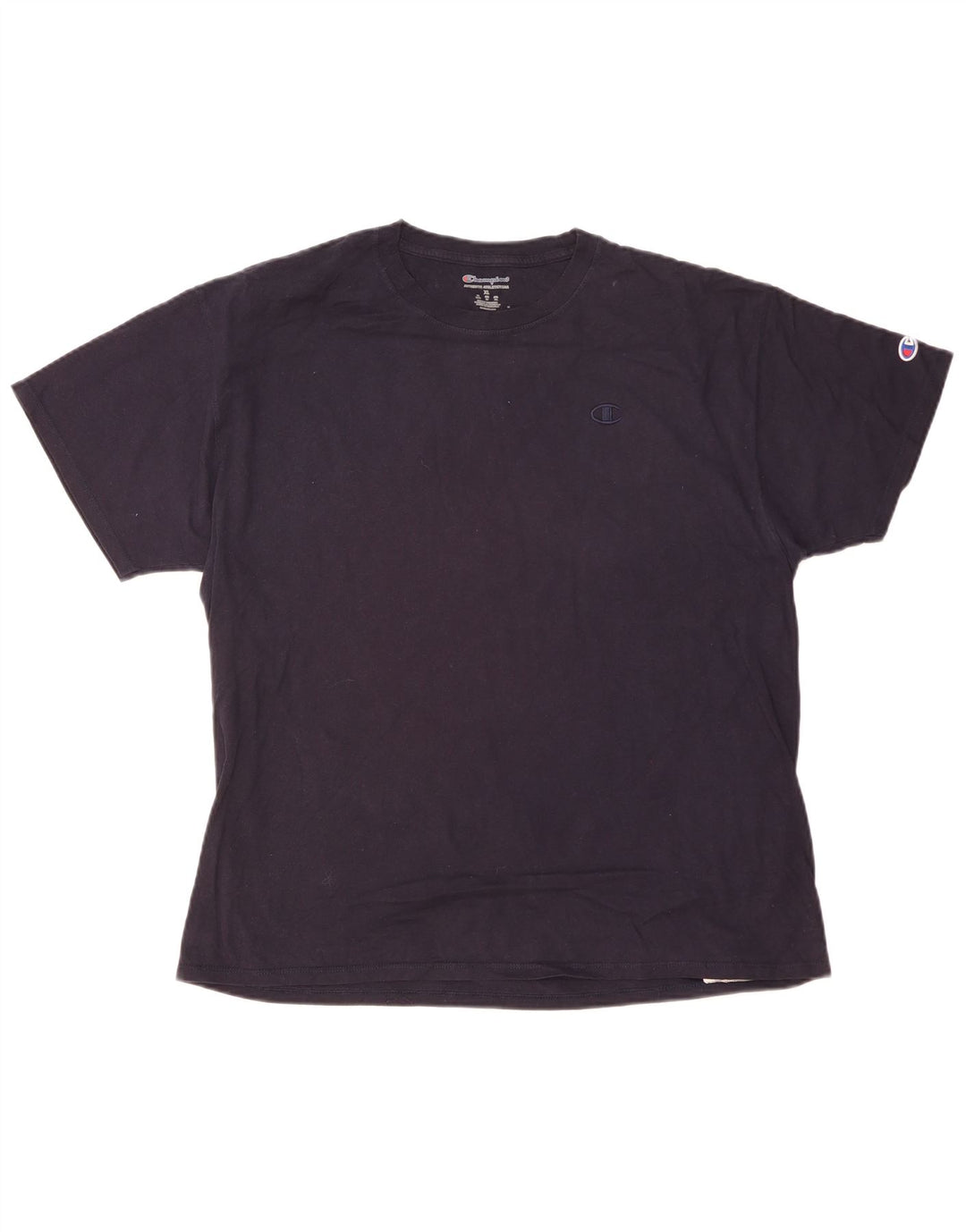 T-shirt da uomo Champion Top XL in cotone blu navy