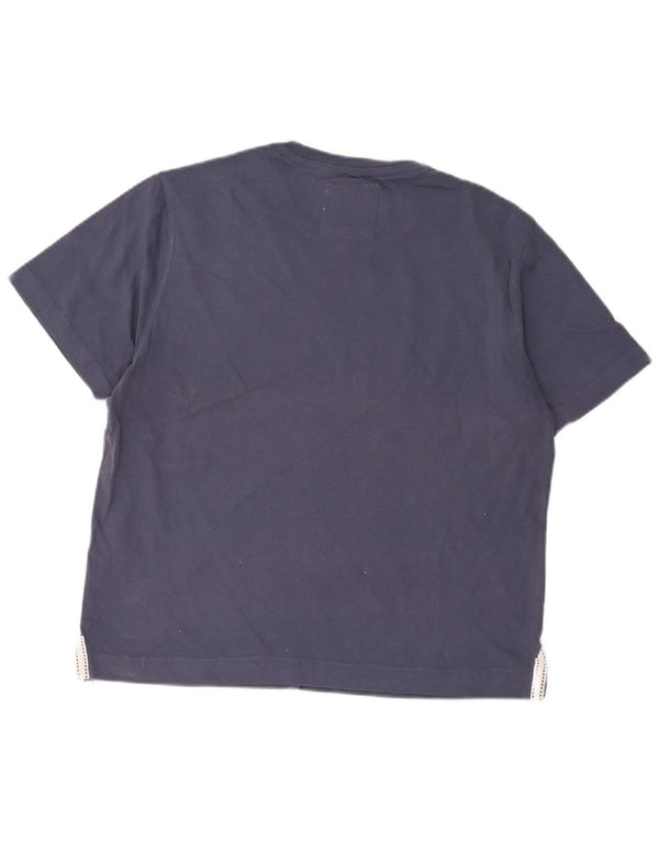 Crew Clothing Mens T-Shirt Top Large Blue