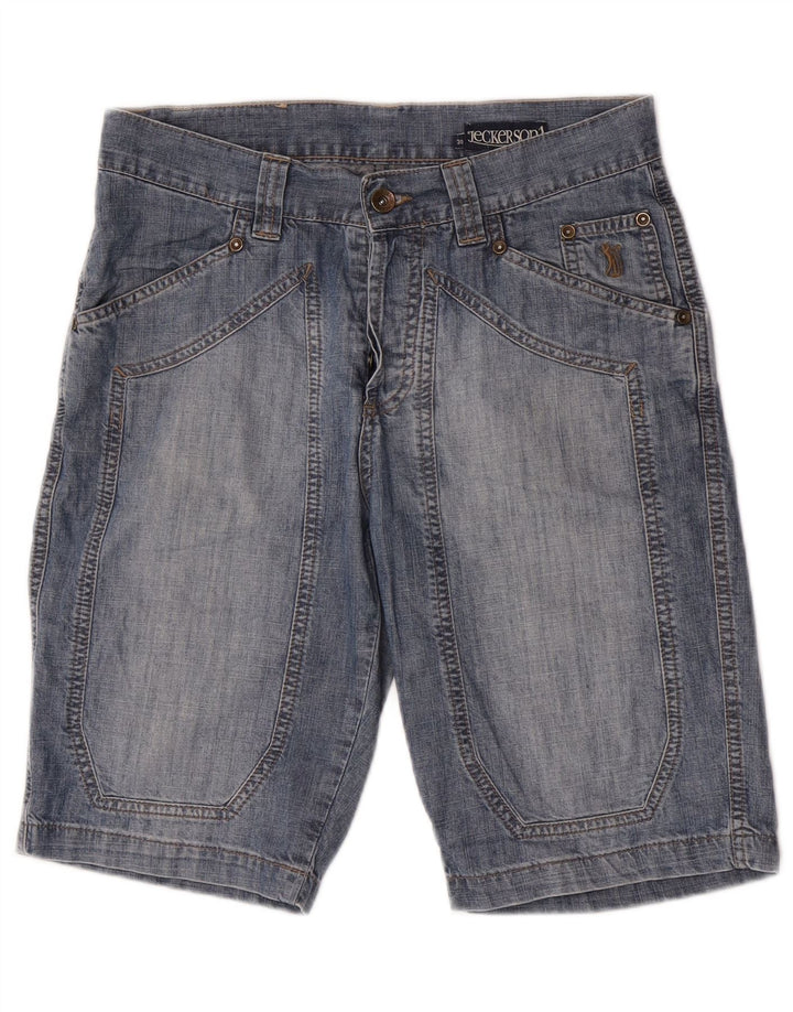 Pantaloncini di jeans da uomo Jeckerson W30 cotone blu medio
