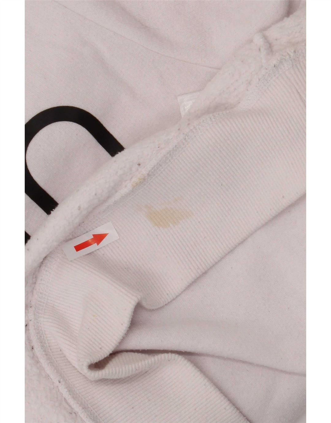 Felpa grafica da uomo Calvin Klein, maglione, cotone bianco medio