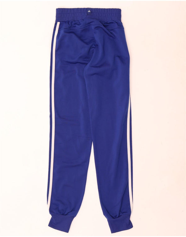 Pantaloni da tuta da donna Adidas Joggers UK 8 Small Poliestere blu navy