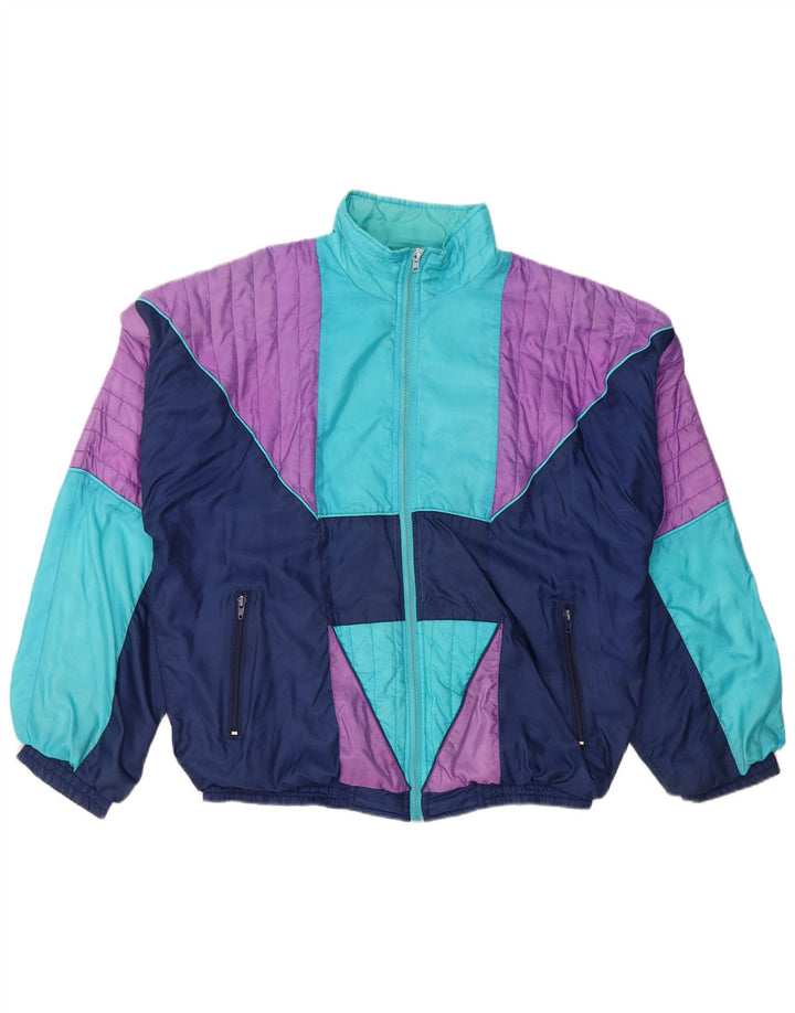 Giacca da tuta grafica da uomo VINTAGE color block medio multicolore