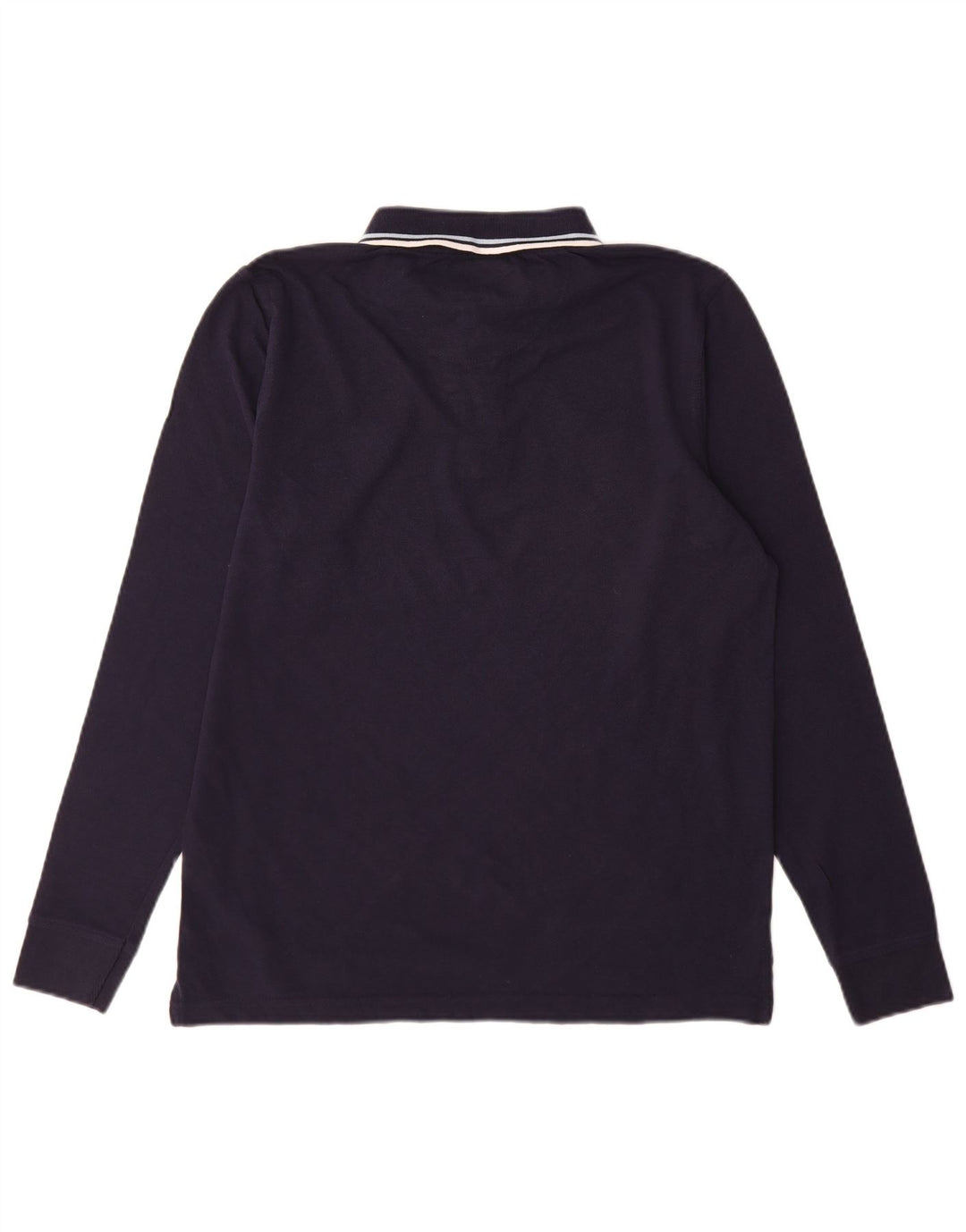 Polo da uomo a maniche lunghe vestibilità regolare Pierre Cardin blu navy medio
