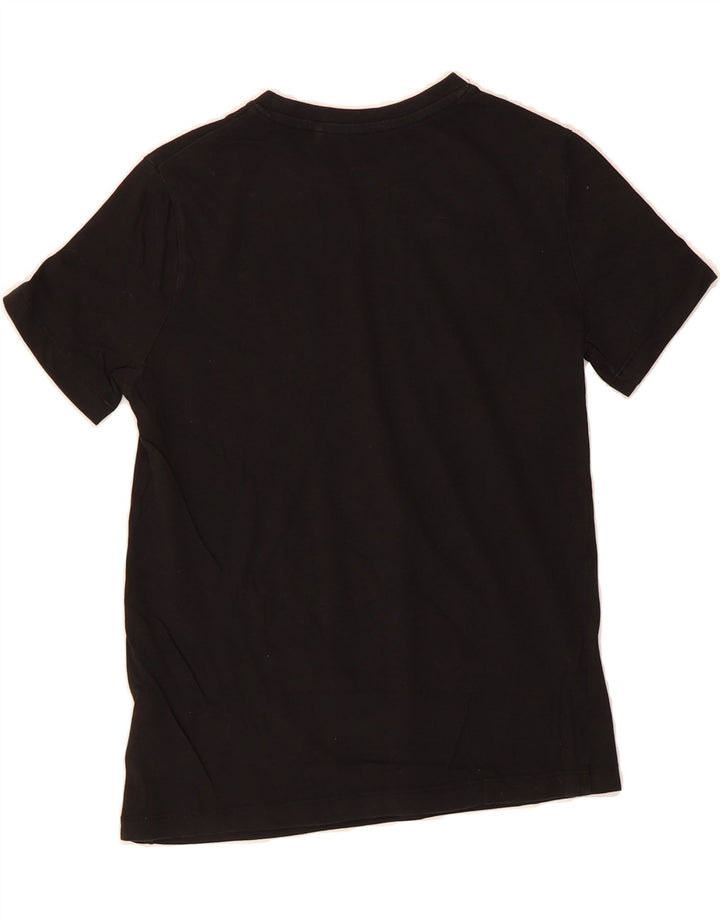 JACK WILLS Boys T-Shirt Top 9-10 Years Black Cotton Vintage Jack Wills and Second-Hand Jack Wills from Messina Hembry 