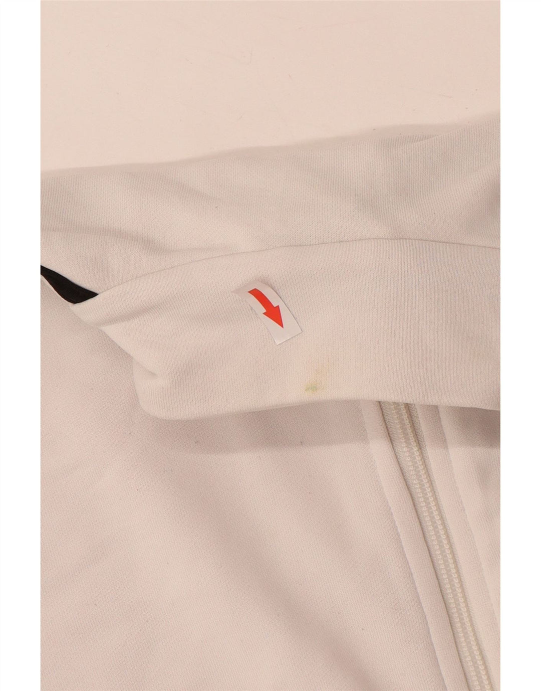 Giacca da tuta da donna ADIDAS UK 16 grande poliestere bianco