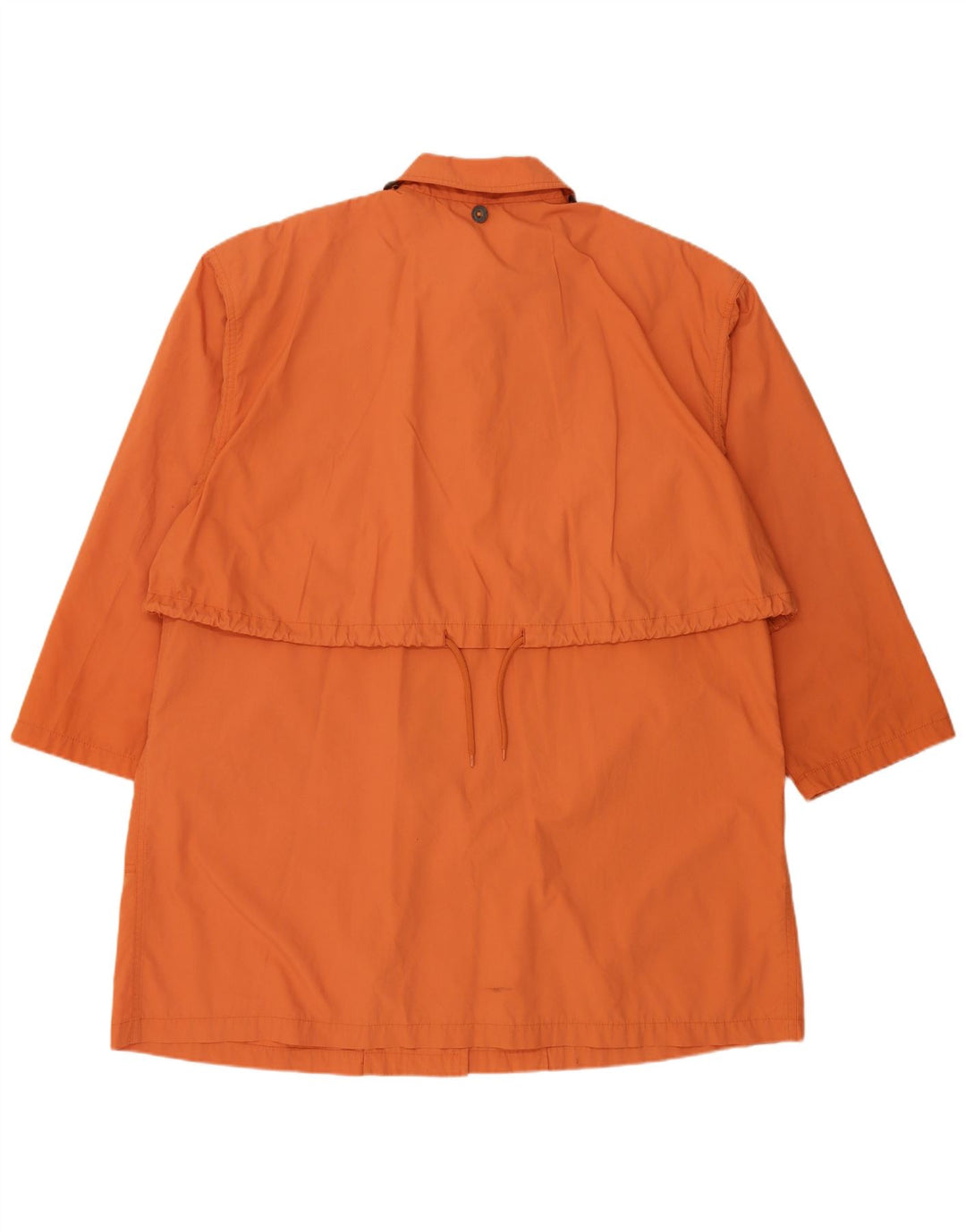 Impermeabile vintage da donna UK 18 XL arancione poliestere