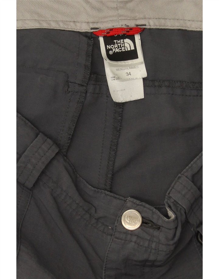 Pantaloncini cargo da uomo THE NORTH FACE W34 Large in nylon grigio