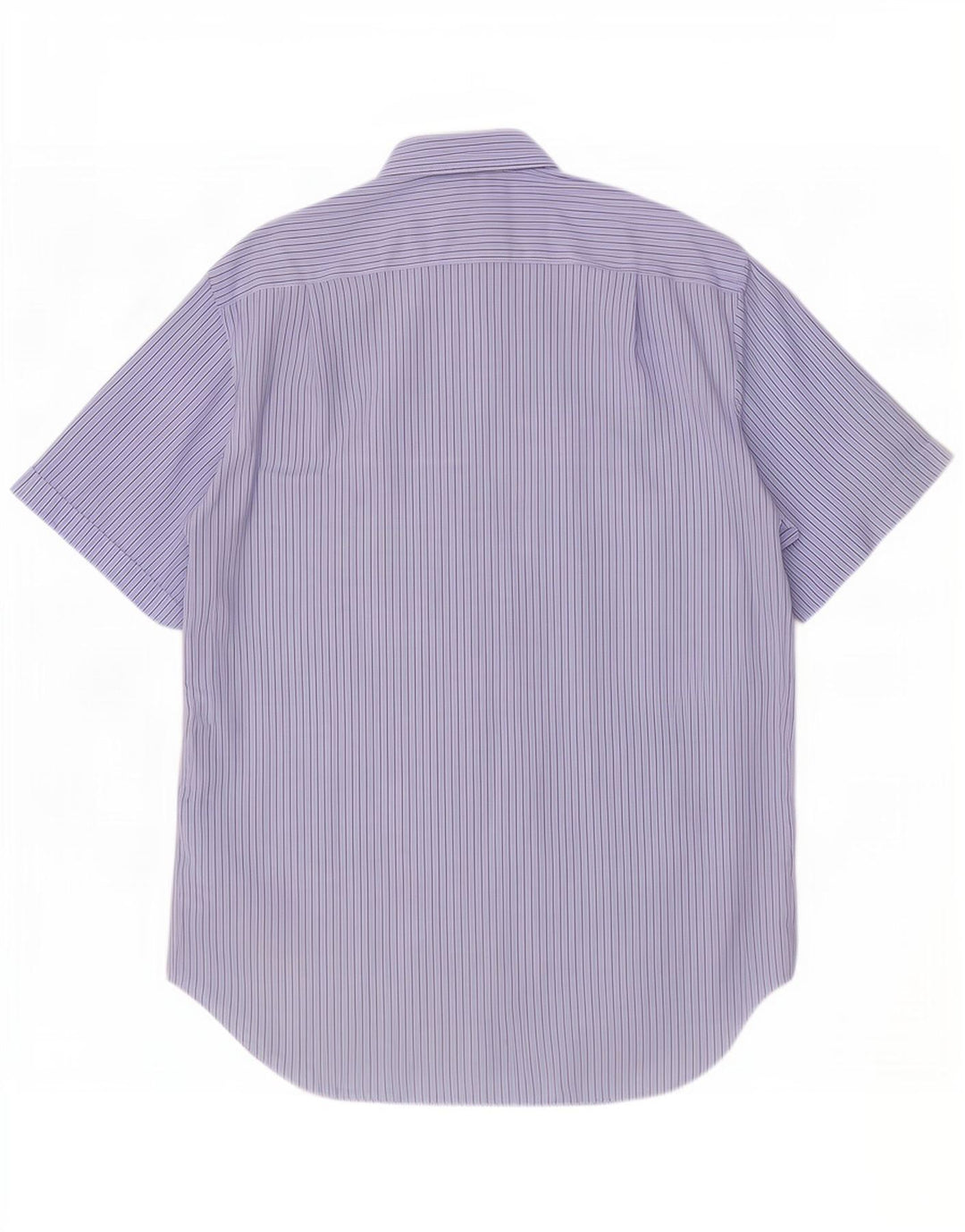 Camicia a maniche corte da uomo Marks & Spencer taglia 16 41 grande gessato blu