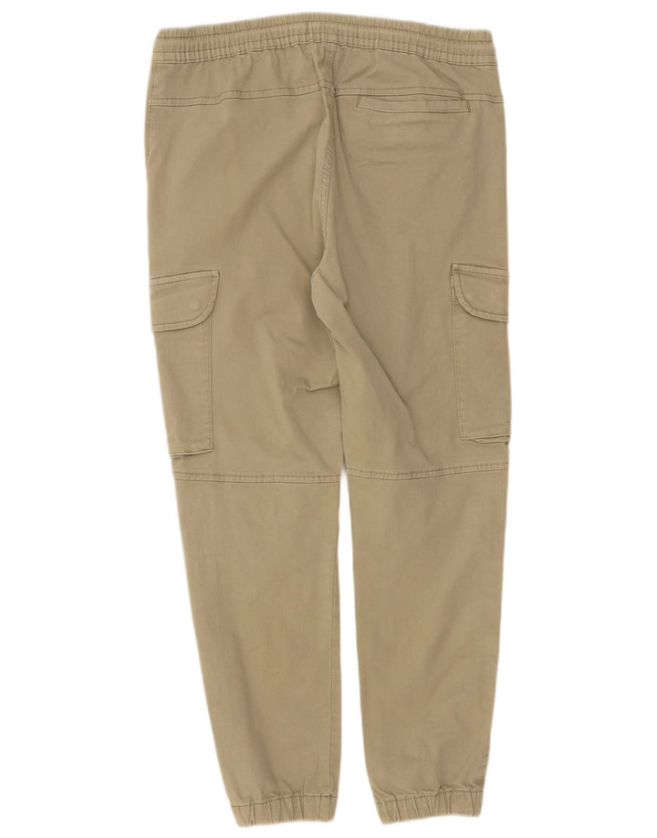 Pantaloni cargo da jogging da uomo Zara medi W31 L27 cotone kaki
