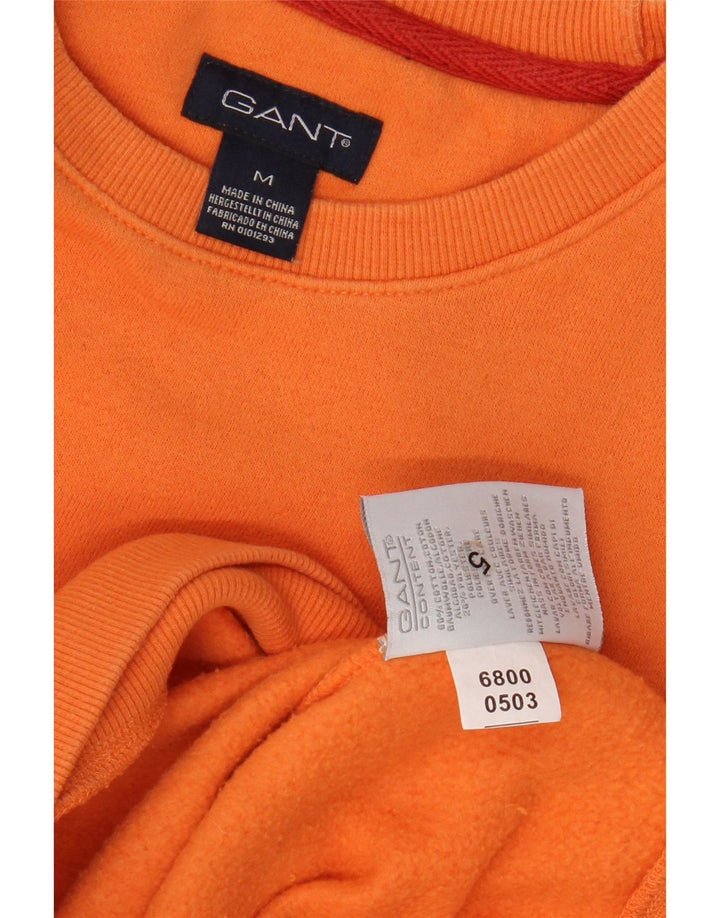 Gant Felpa da uomo Maglione in cotone arancione medio