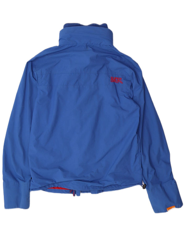 Giacca a vento da uomo SUPERDRY UK 40 Large Blu Nylon