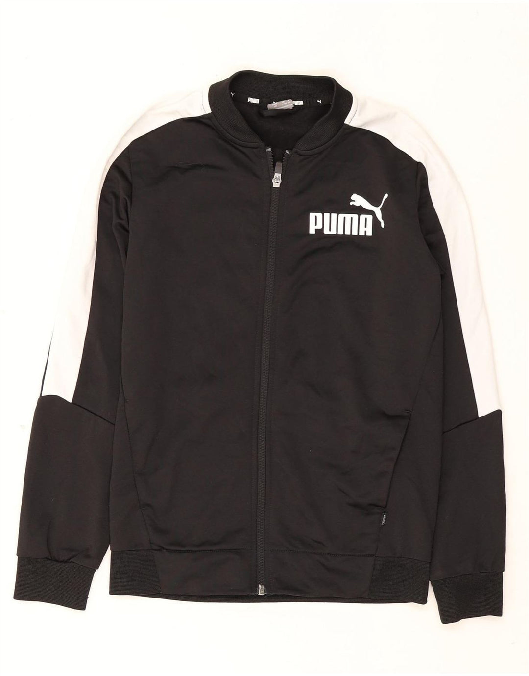 Giacca da tuta grafica da ragazzo Puma 11-12 anni Colorblock nero
