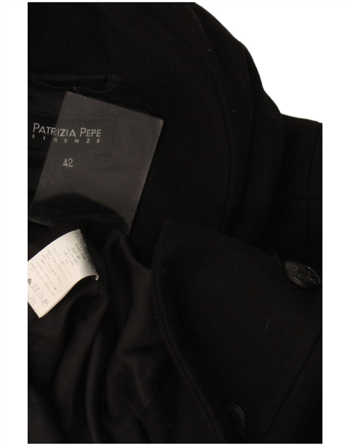 Cappotto Donna Patrizia Pepe IT 42 Medio Nero Lana