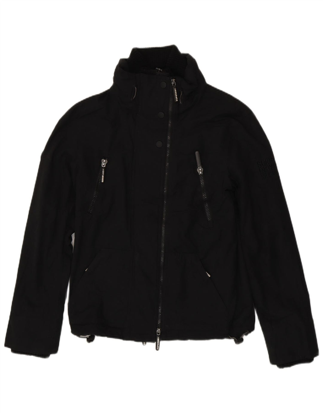 Giacca a vento oversize da donna Superdry Windattacker UK 10 Small Nera