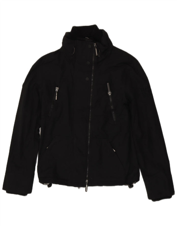 Giacca a vento oversize da donna Superdry Windattacker UK 10 Small Nera