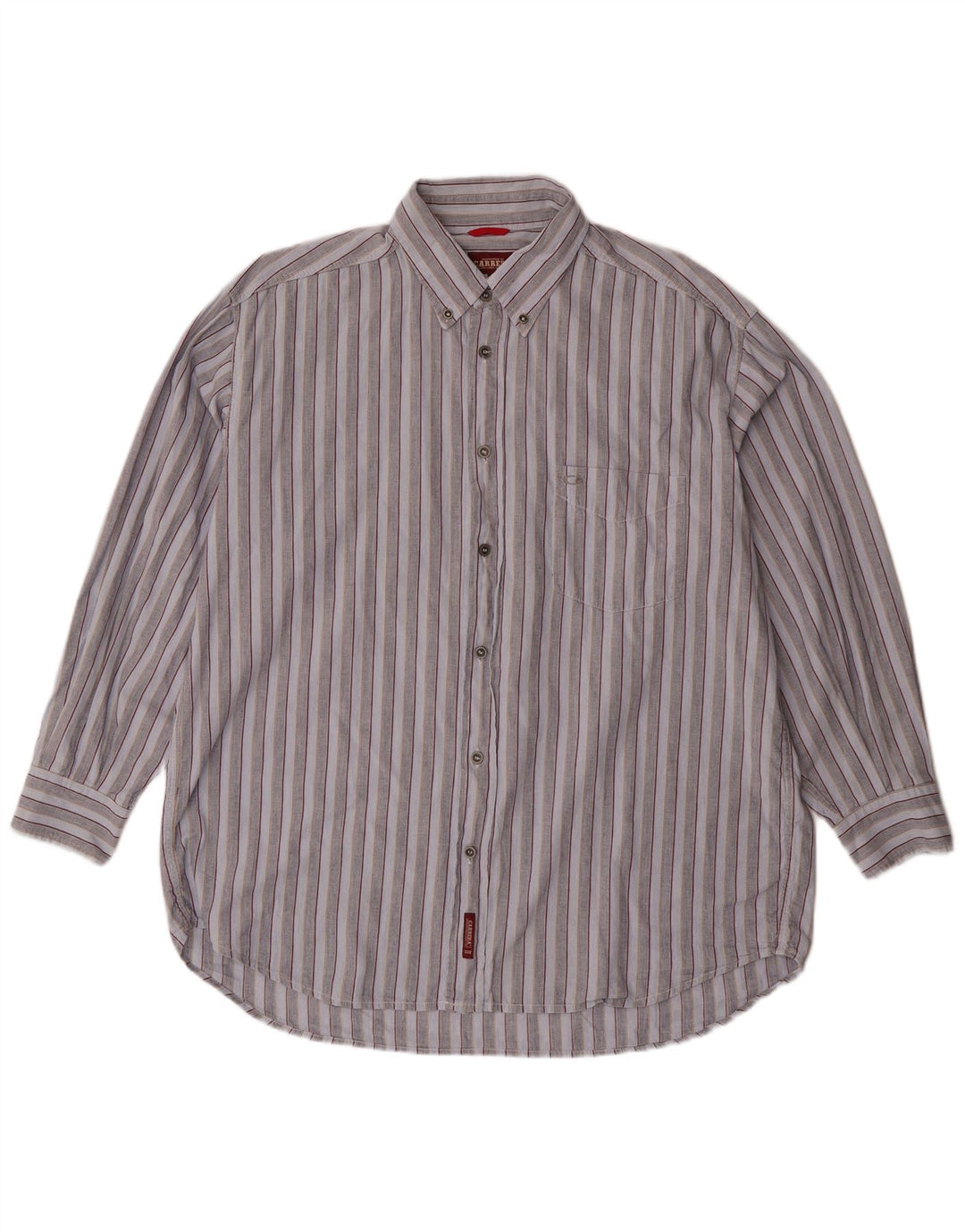 Camicia da uomo Carrera XL in cotone a righe blu
