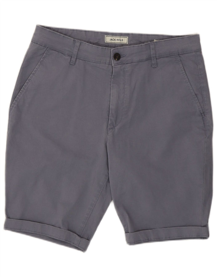 JACK WILLS Mens Chino Shorts W32 Medium Blue Cotton Vintage Jack Wills and Second-Hand Jack Wills from Messina Hembry 
