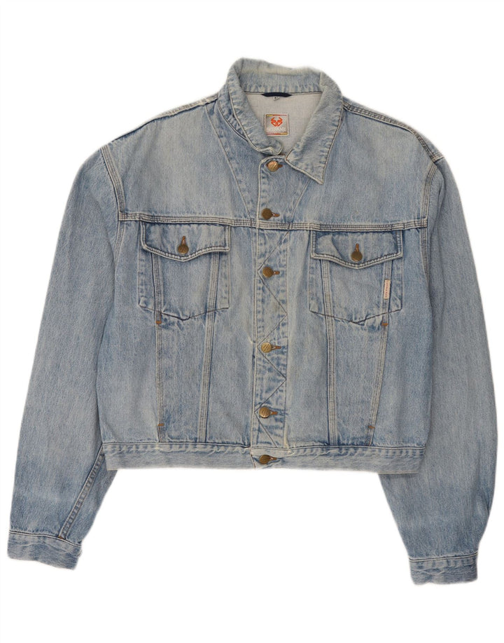 Giacca in denim da donna Stefanel UK 18 XL cotone blu