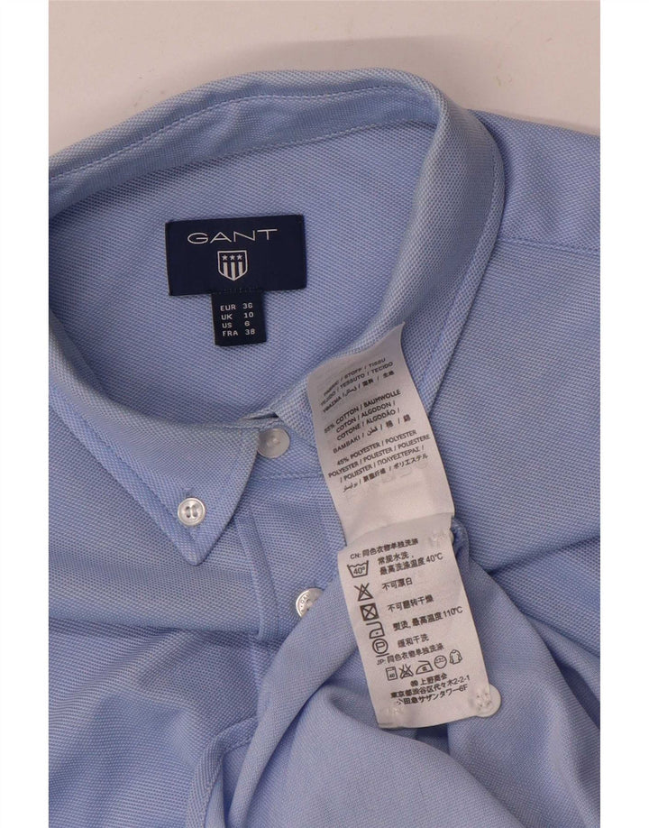 Camicia da donna Gant UK 10 piccola in cotone blu