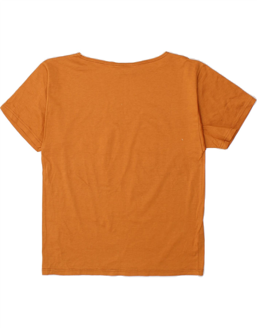 I BLUES Womens T-Shirt Top IT 42 Medium Orange Cotton Vintage i Blues and Second-Hand i Blues from Messina Hembry 