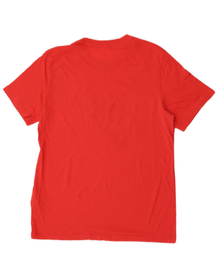 T-shirt grafica da uomo Nike Top in cotone arancione medio