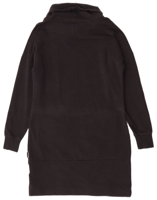 Abito maglione a maniche lunghe con collo alto da donna Champion UK 16 Grande cotone nero