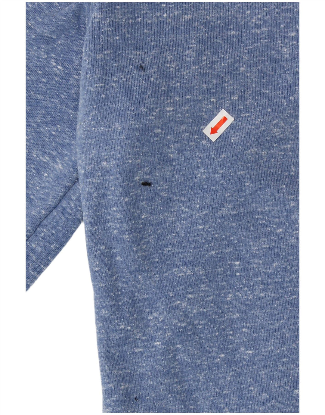 Maglione con cappuccio grafico da donna SUPERDRY UK 12 Poliestere blu medio