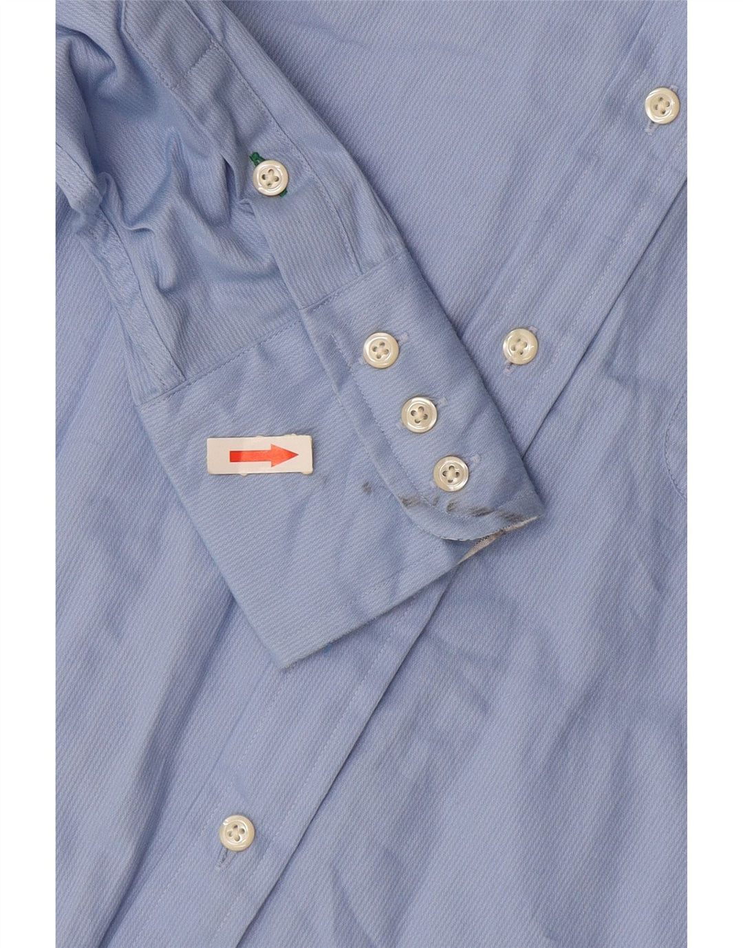 TOMMY HILFIGER Camicia oversize da donna US 2 XS Cotone gessato blu