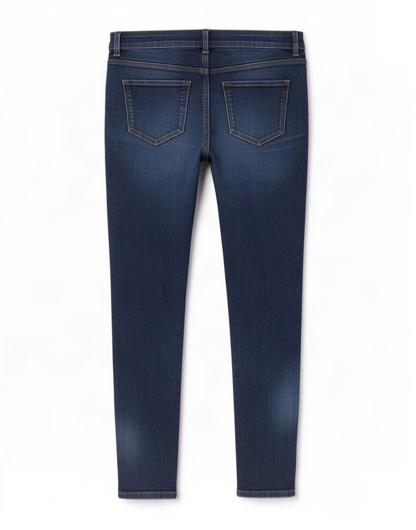 Jeans skinny da donna Marks & Spencer UK 12 medi W29 L26 Blu navy