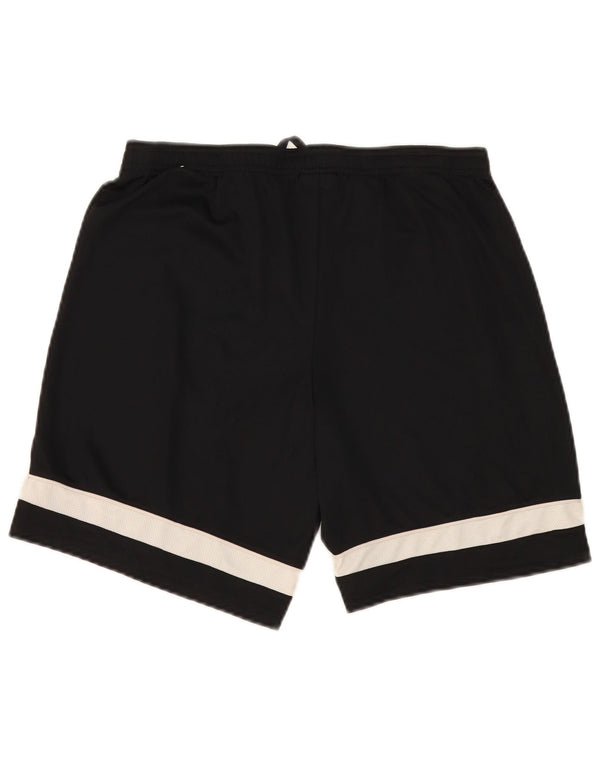 Pantaloncini sportivi Nike da uomo Dri Fit, poliestere mélange nero medio