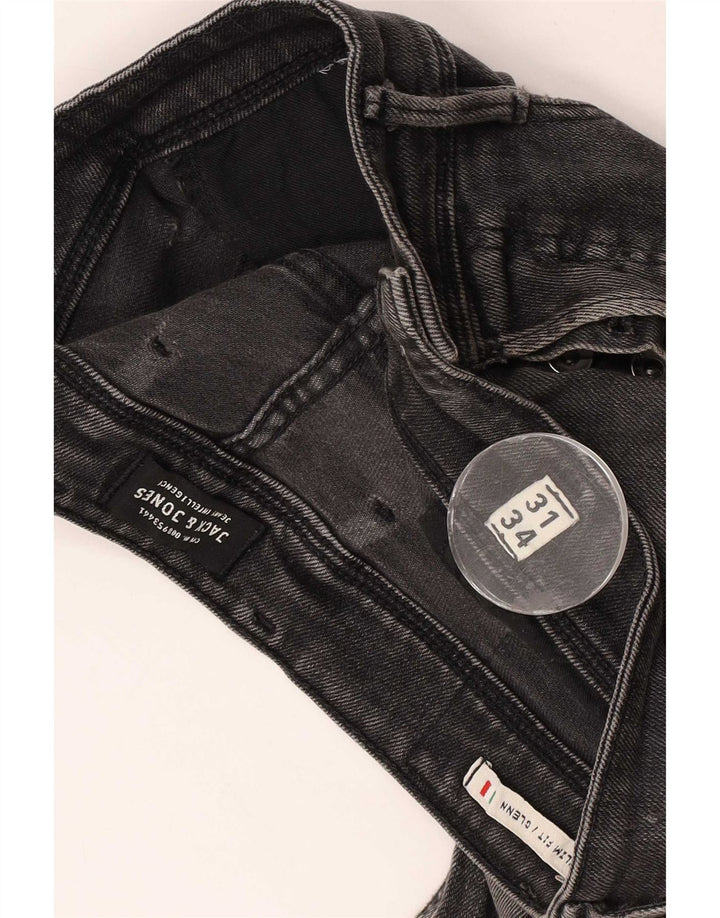 Jack & Jones Jeans slim GLENN da uomo W31 L34 Grigio