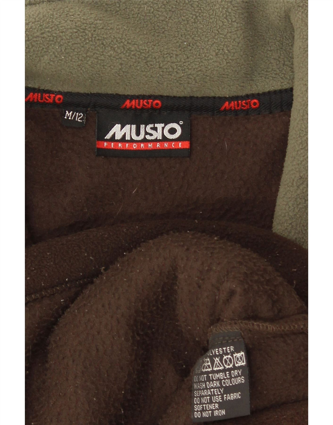 Giacca in pile da donna Musto UK 12 Poliestere marrone medio