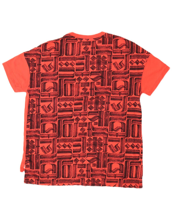 T-shirt grafica da uomo NIKE Top XL in cotone rosso