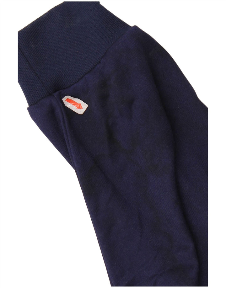 Asics - Giacca da uomo con grafica grafica, giacca media, blu navy, color block sportivo