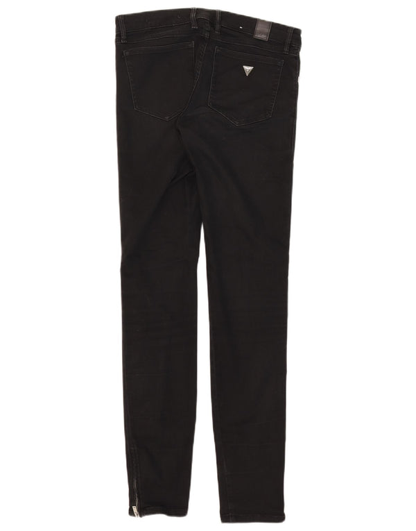 Jeans skinny Guess Marilyn da donna W27 L30 cotone nero