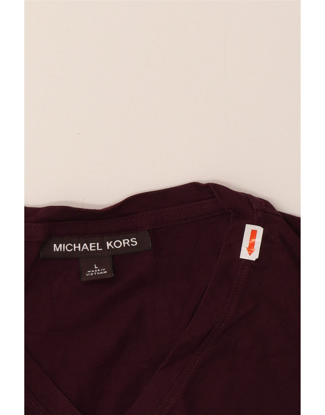 MICHAEL KORS Maglietta da uomo Top Large Bordeaux
