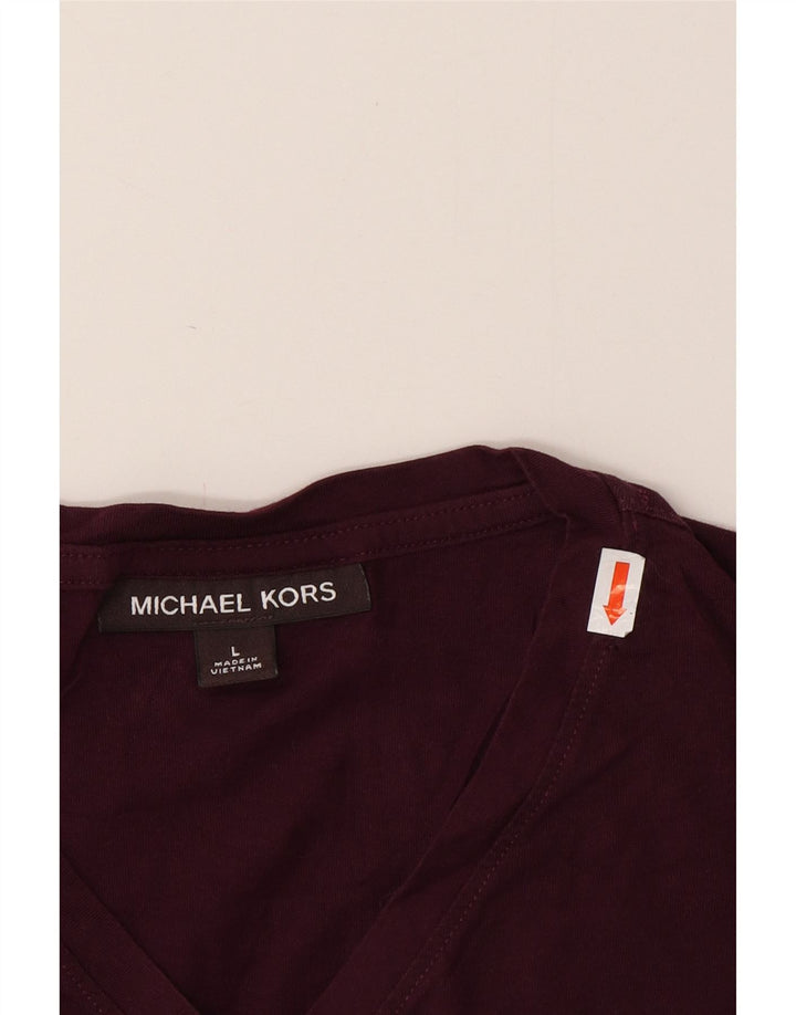 MICHAEL KORS Maglietta da uomo Top Large Bordeaux