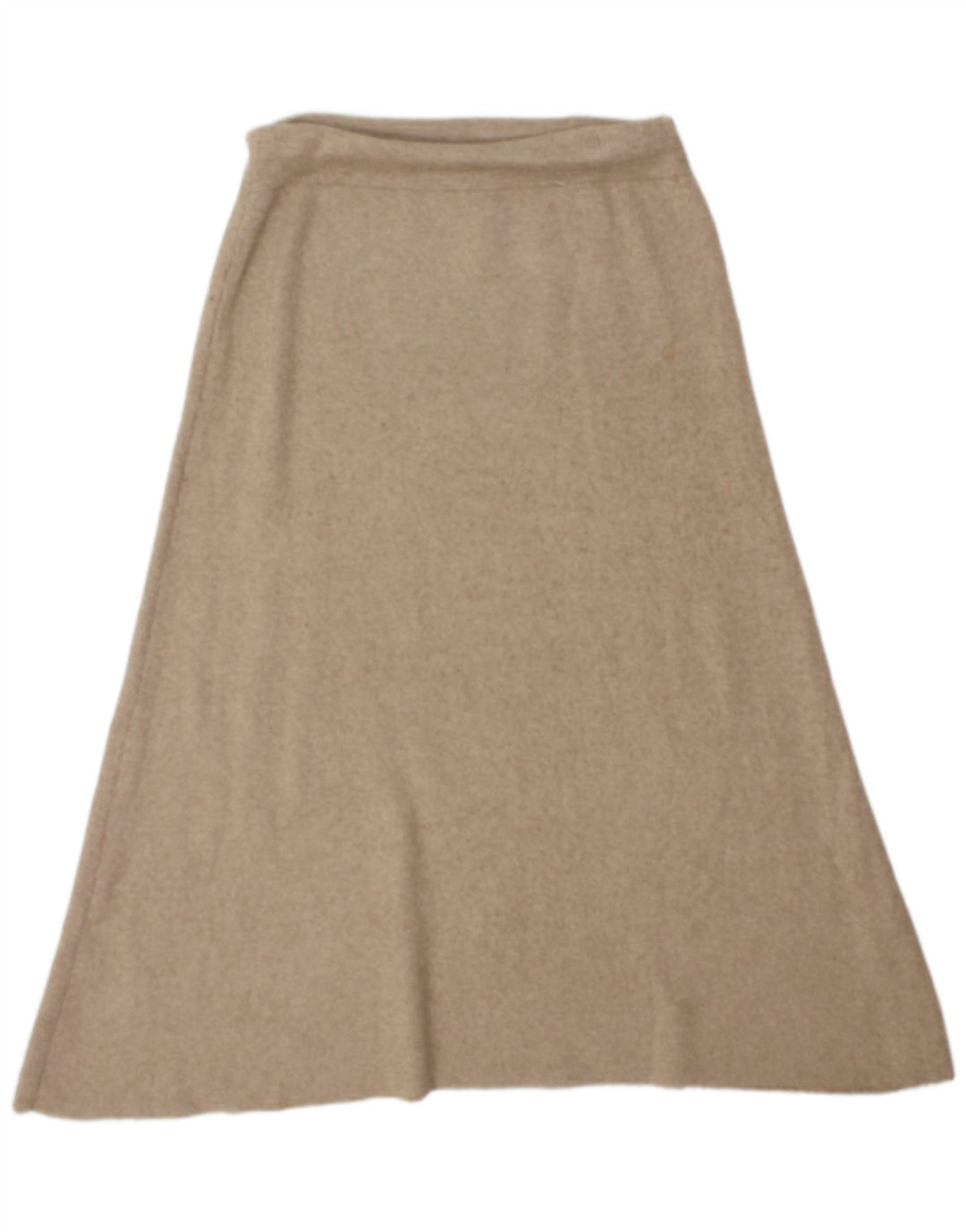 Gonna a trapezio da donna Zara media W28 in viscosa beige