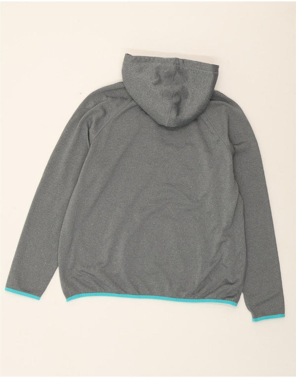 Felpa con cappuccio grafica NIKE da donna UK 18 XL poliestere grigio