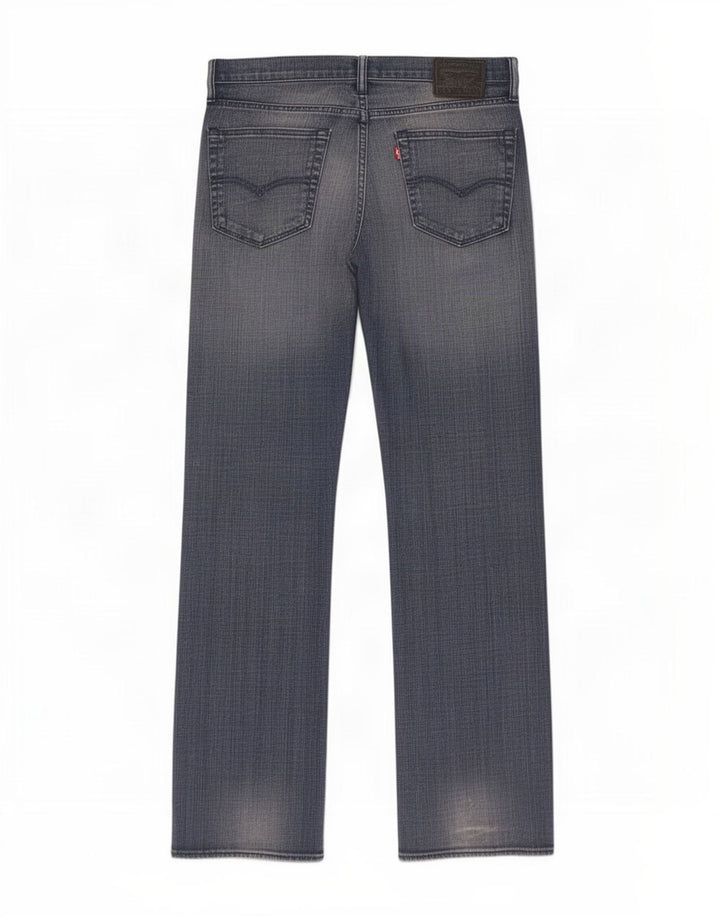 Levi's Uomo 527 Jeans Bootcut W34 L32 Cotone Blu