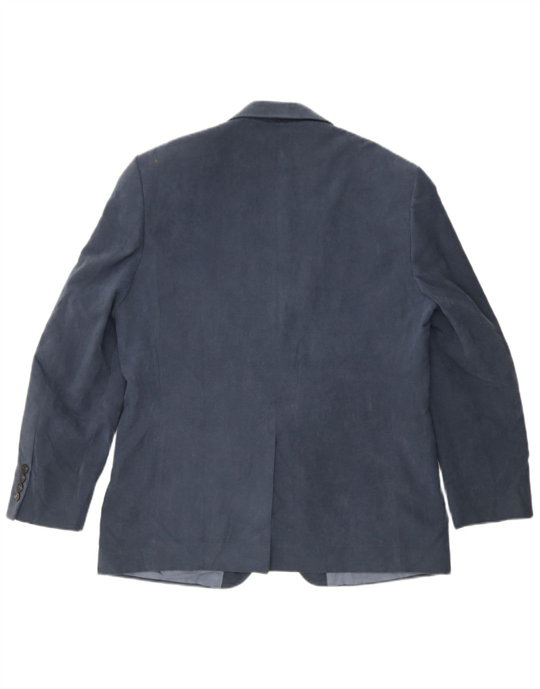 Giacca blazer a 2 bottoni da uomo Marks & Spencer UK 38 poliestere blu medio